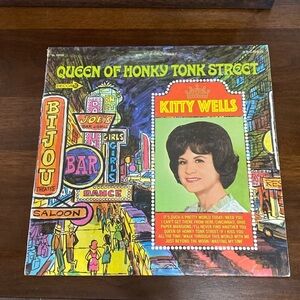 Kitty Wells Queen of Honky Tonk street 1976 Rockabilly country western vintage